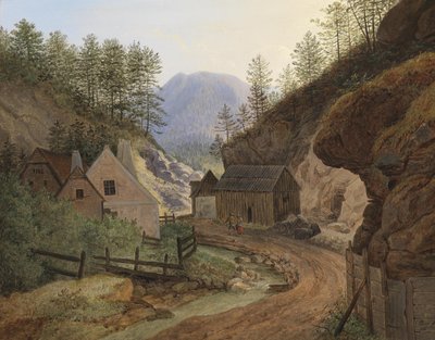 Mill near Schottwien by Matthias Rudolf Toma